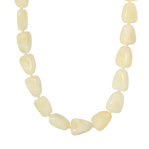 Butter yellow necklace gold