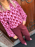 Pants Solange - Burgundy