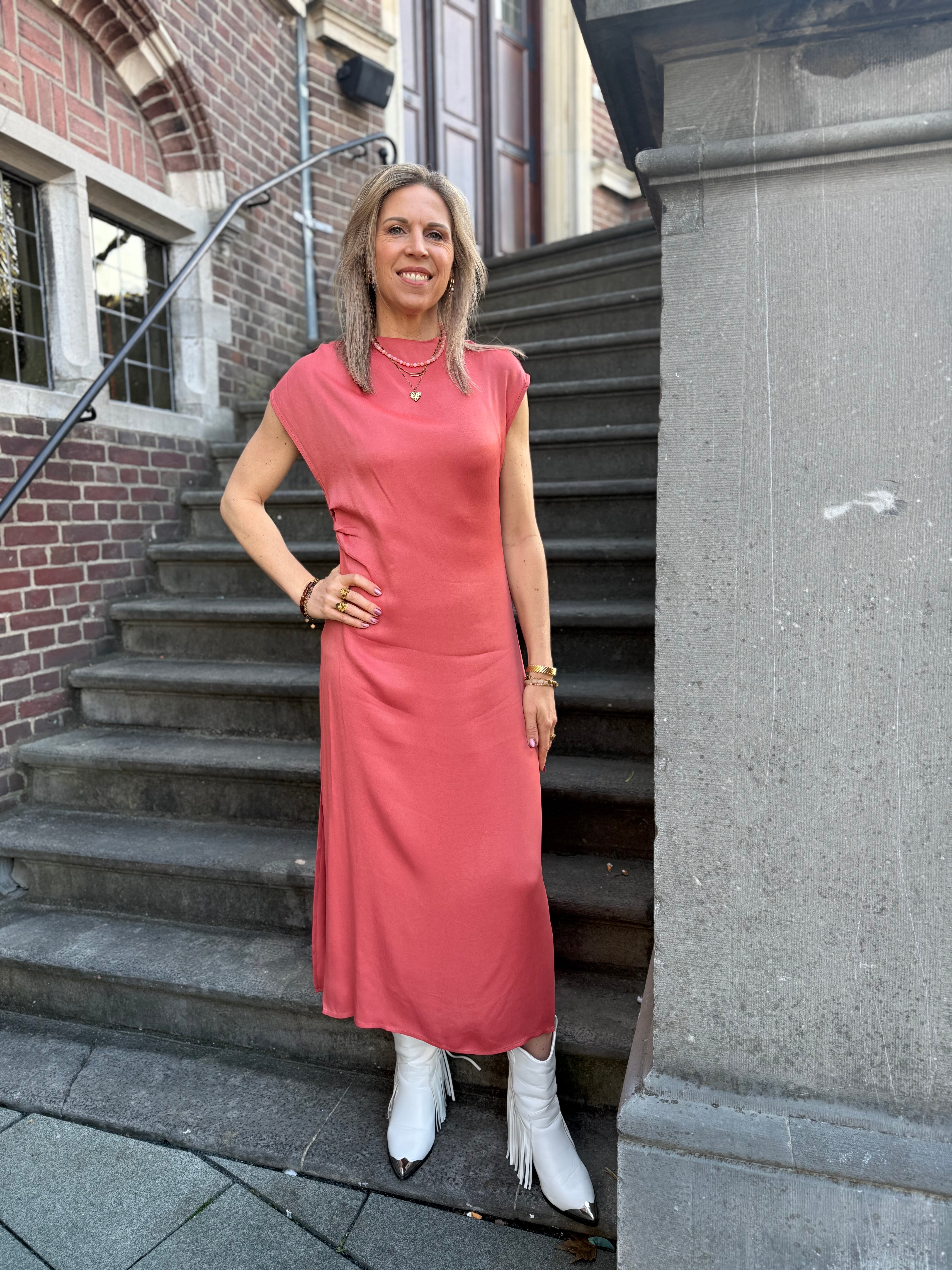 MschClark ss dress - faded rose