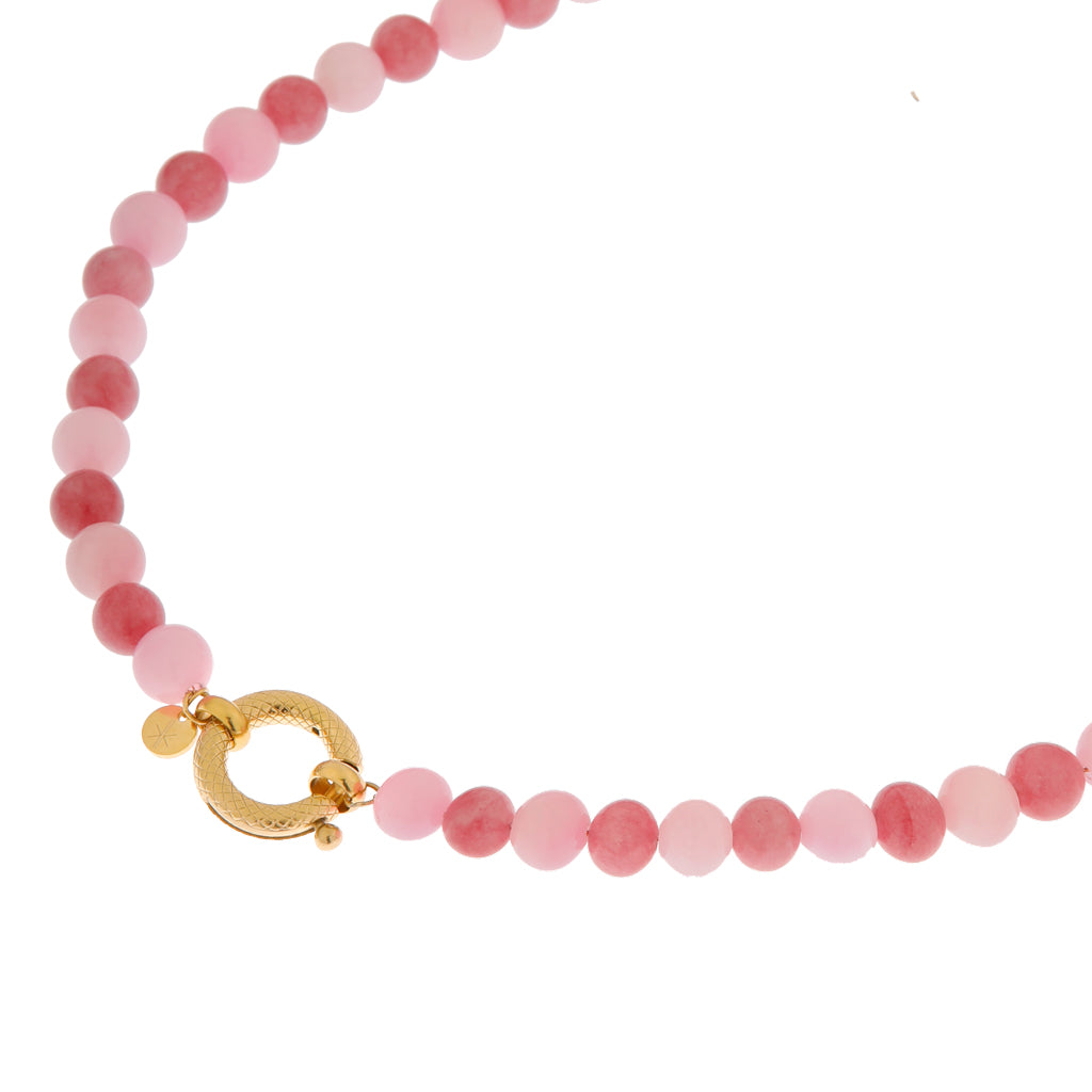 Candy Snake Necklace Gold