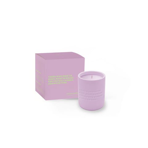 Cemented candle 170gr - There is no need to rush