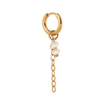 Chain natural hoop gold