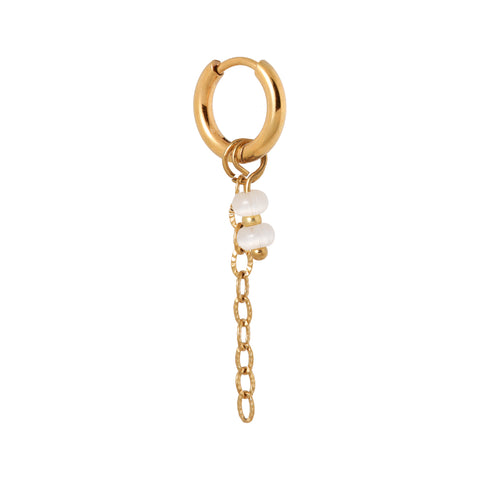 Chain natural hoop gold