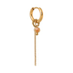 Chain orange round hoop gold
