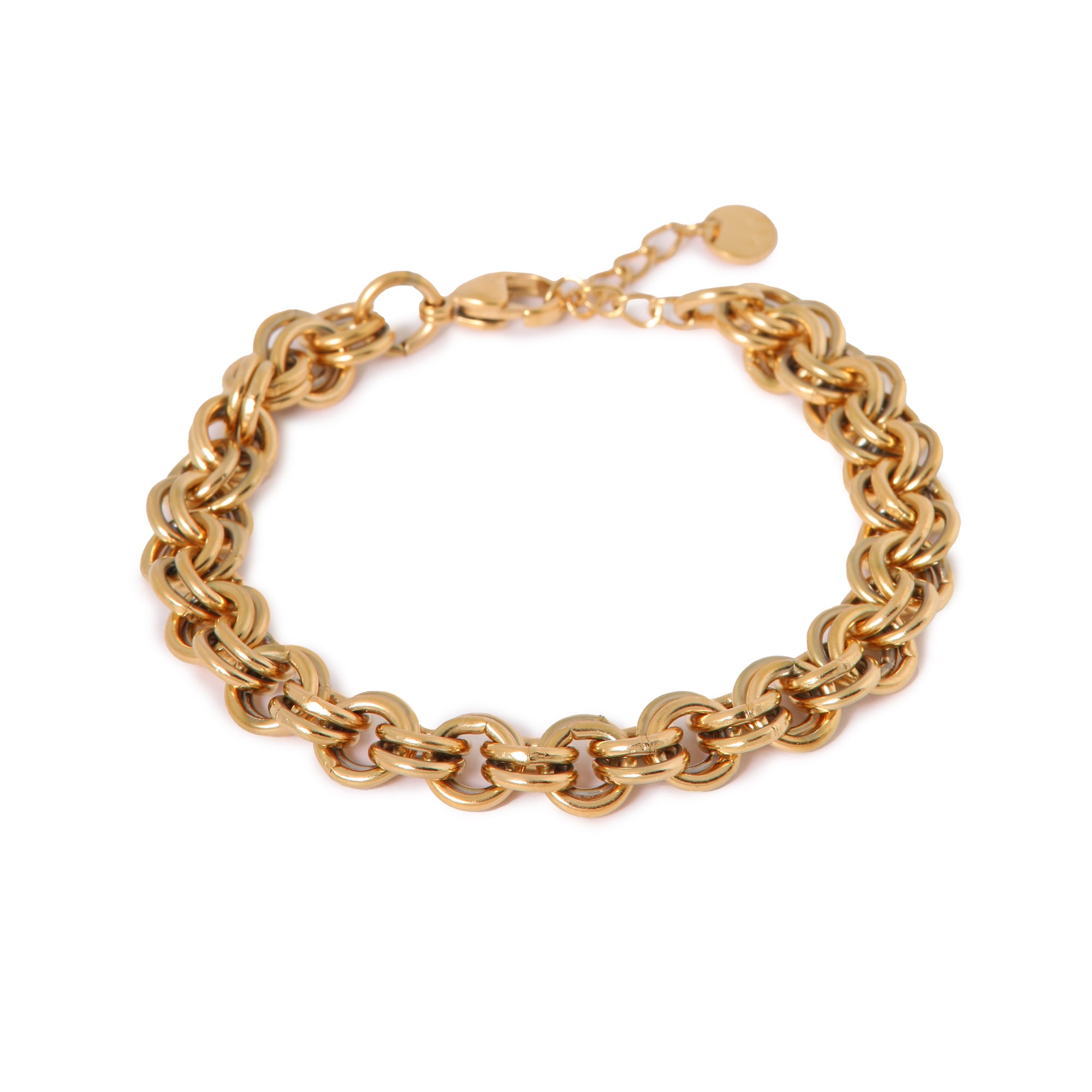 Circles bracelet gold