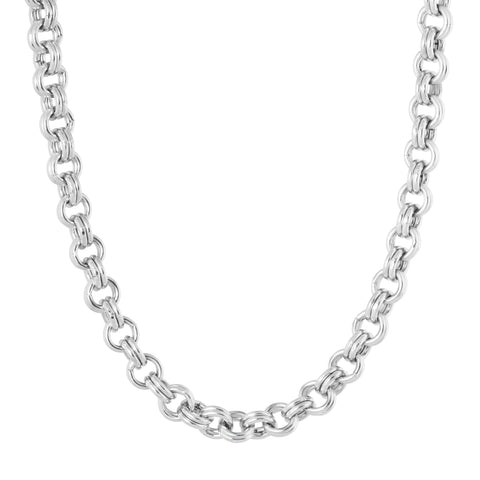 Circles necklace silver