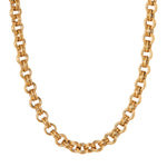 Circles necklace gold