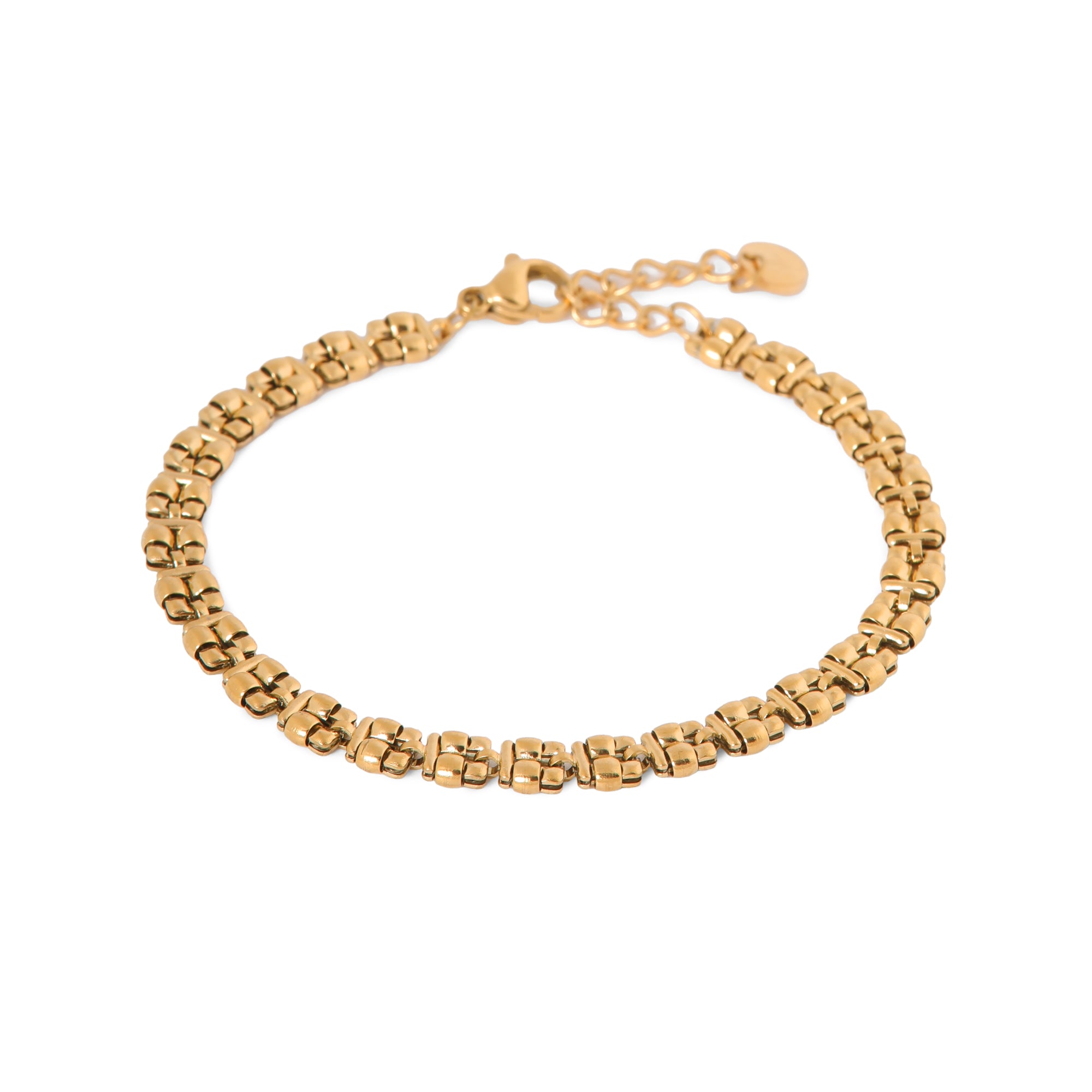 Classic square bracelet gold