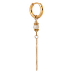 Cloudy hoop gold