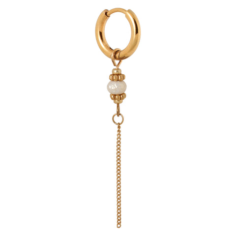 Cloudy hoop gold