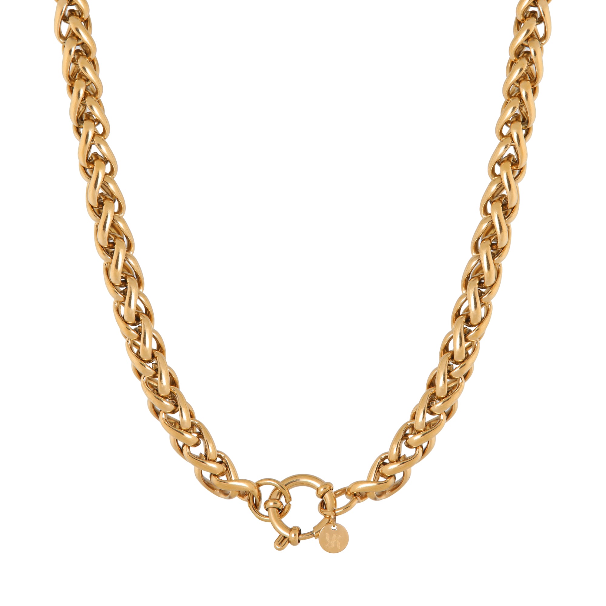 Cobra midi necklace gold
