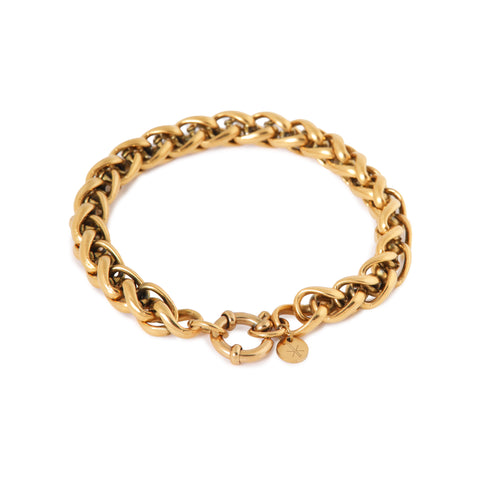 Cobra midi bracelet gold