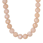 Coral glow necklace gold