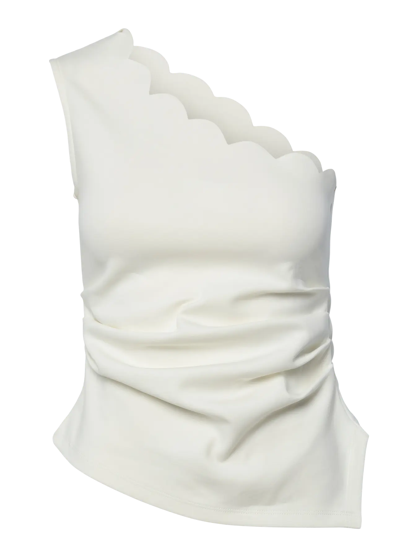 Yasscallop o/s top - star white