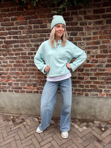 Slfari Gia ls polo sweat