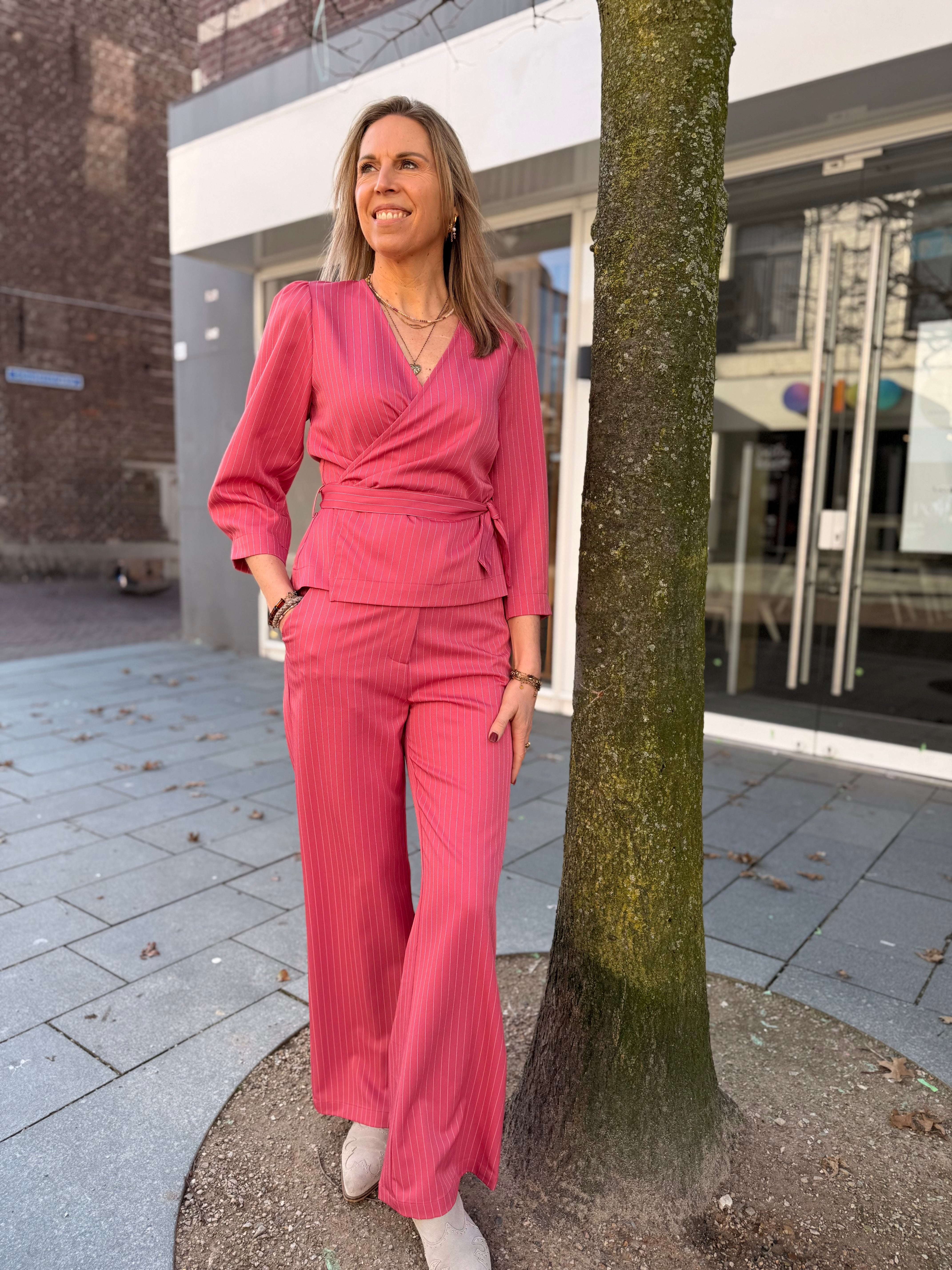 Pants Renée - Dusty pink