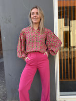 Blouse Alyssa - Pink flower 2.0