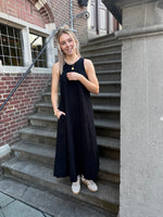 SlfLuisa linen dress - Black