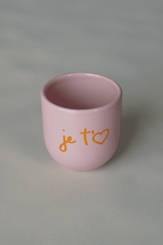 Sisi cup je t'aime pink/orange