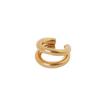 Double trouble ear cuff gold