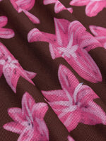 Dress Lauren - Brown Flower