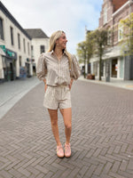 Short Beth - Brown stripe
