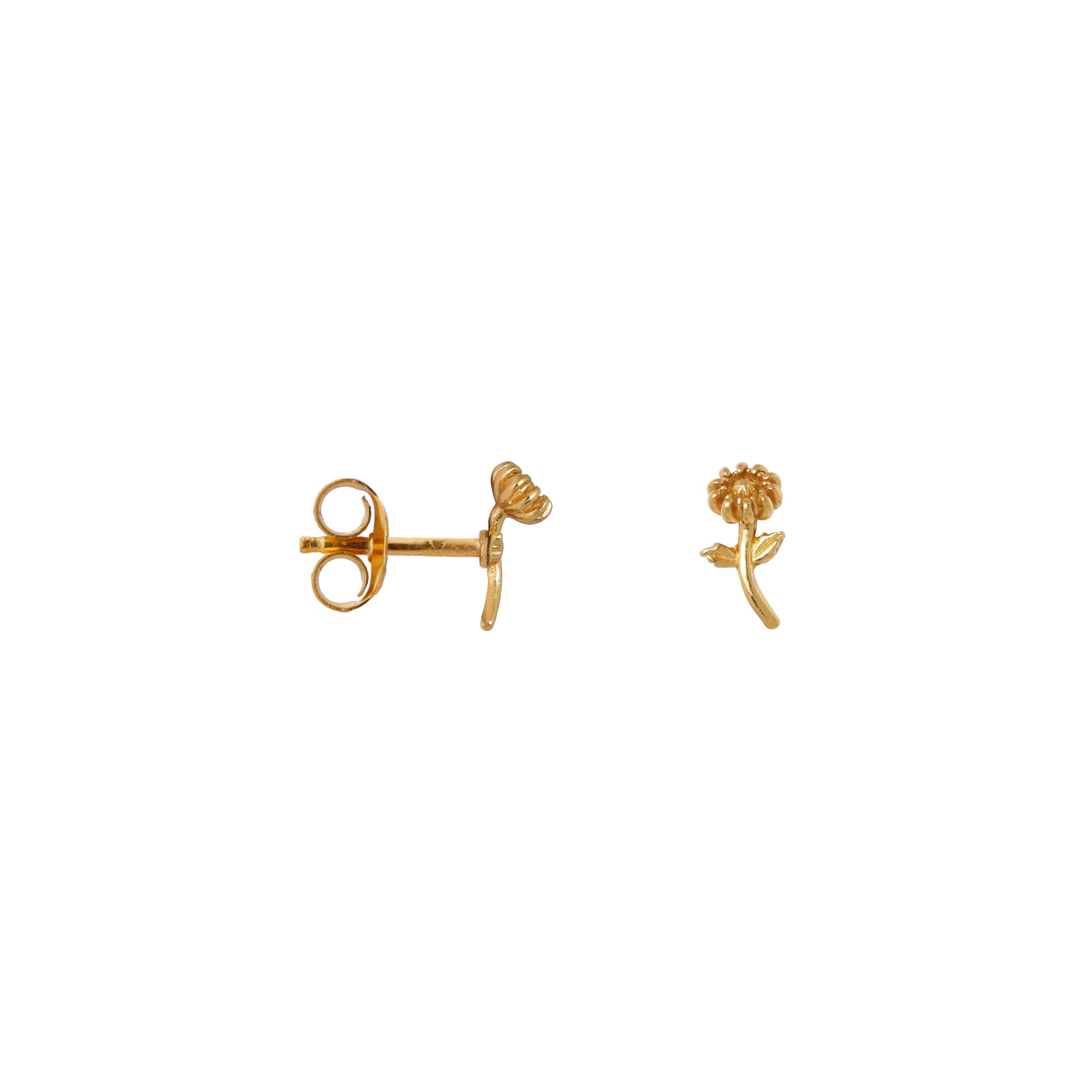 Elegant flower gold