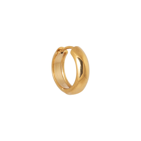 Ella medium hoop gold