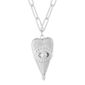 Eye of love necklace silver
