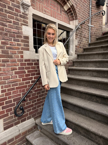 Oversized blazer BODIE - Off white