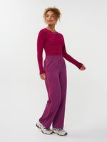 Knitted Top Devina - Fuchsia purple/red