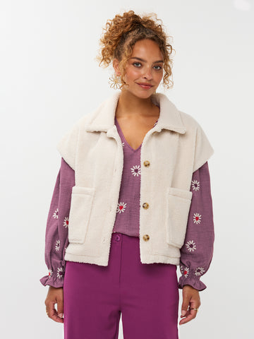 Gilet Rejou - Ecru