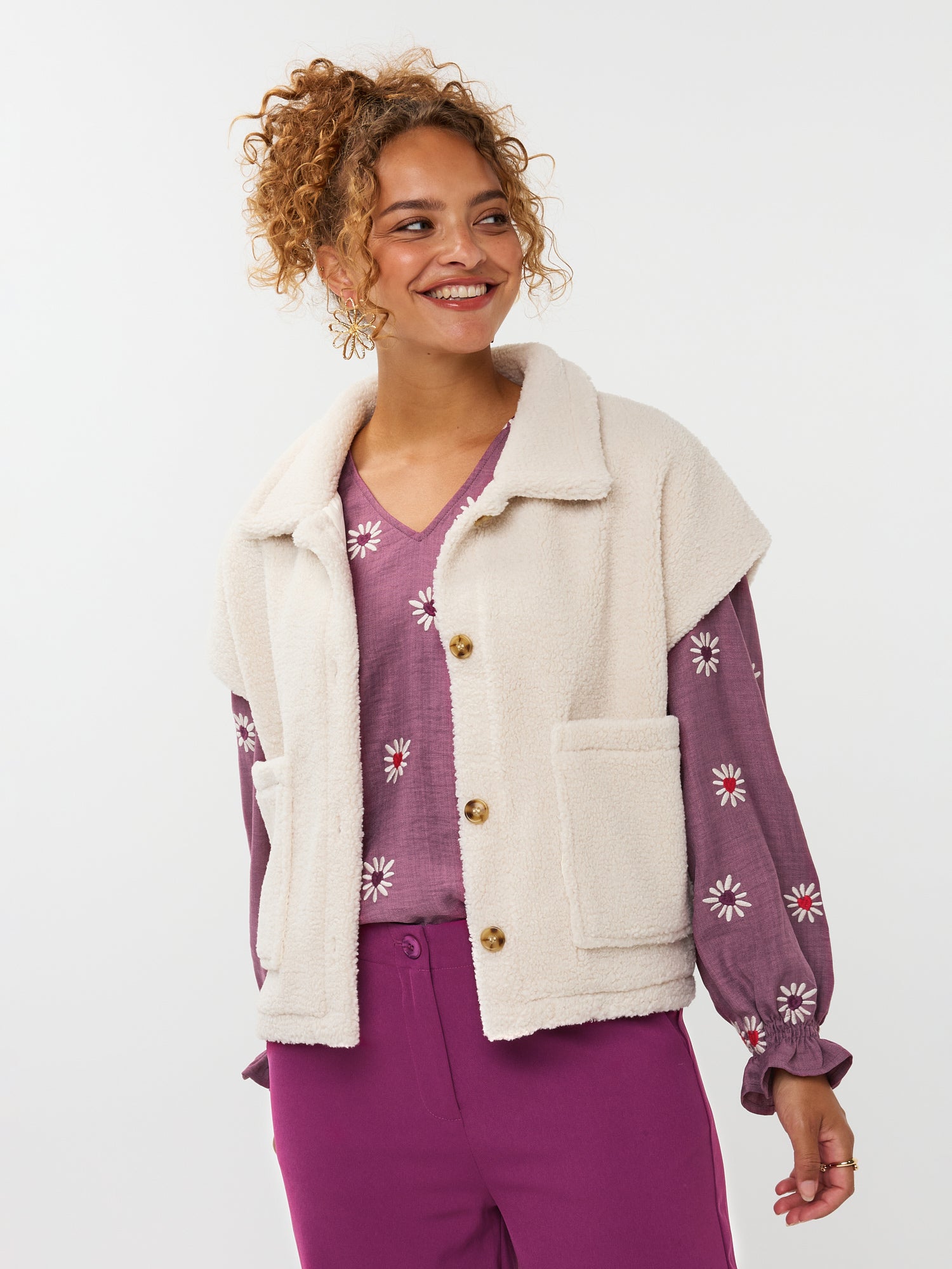Gilet Rejou - Ecru