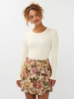 Knitted Top Shirley - Ecru
