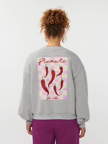 Sweater Just chillin - Grey melange