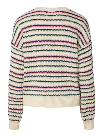 Yasboogie knit - Birch stripes