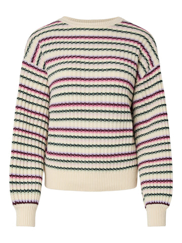 Yasboogie knit - Birch stripes