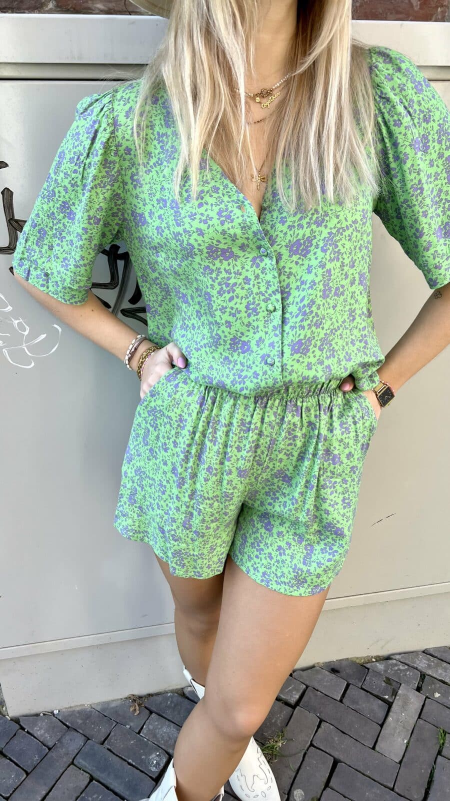 Yasstelli hw short - summer green