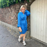 slfthea ls short dress - nebulas blue