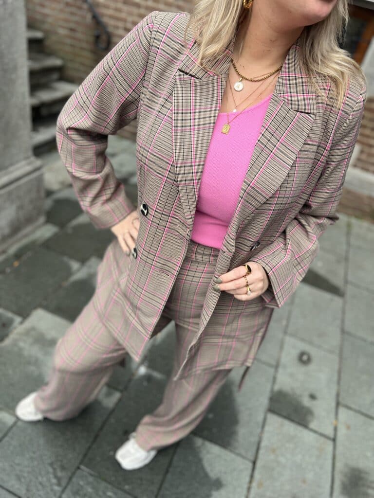 Yaseyra ls blazer - rose violet