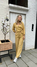 MSCHAudia 3/4 Wrap Top - Rattan