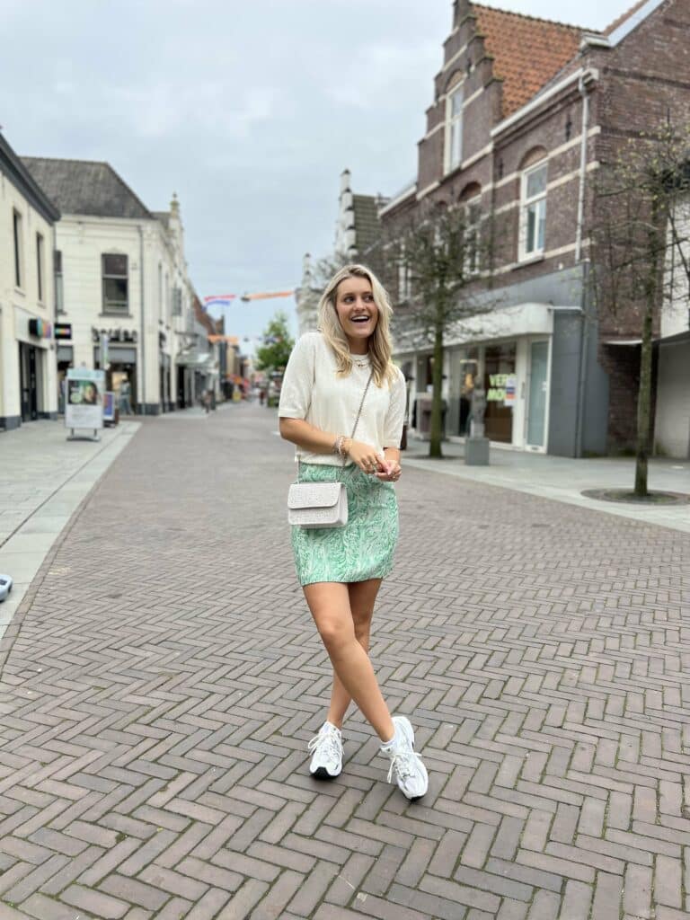 Yaszane hw skirt - green bee