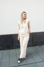 Yasfridi ss shirt - white asparagus