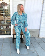Yaszella ls long shirt s - Deep lake
