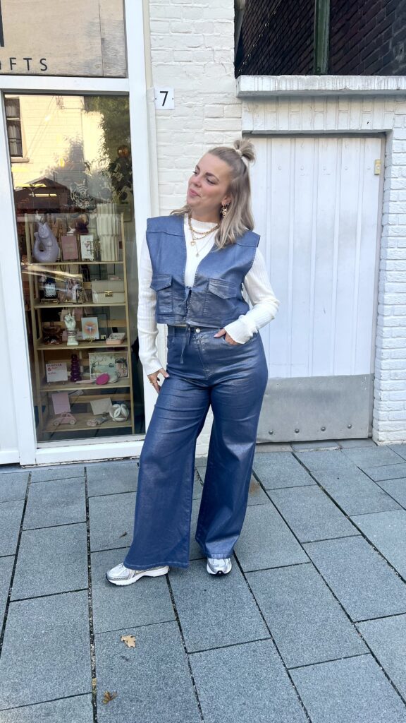 Pants Lois - denim blue