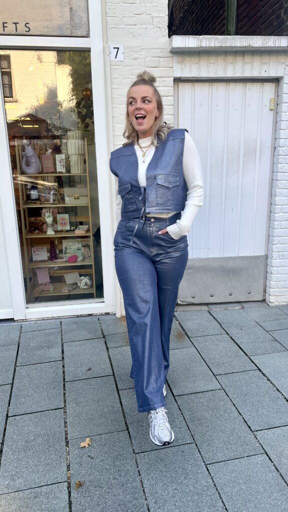 Pants Lois - denim blue