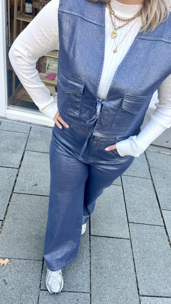 Pants Lois - denim blue