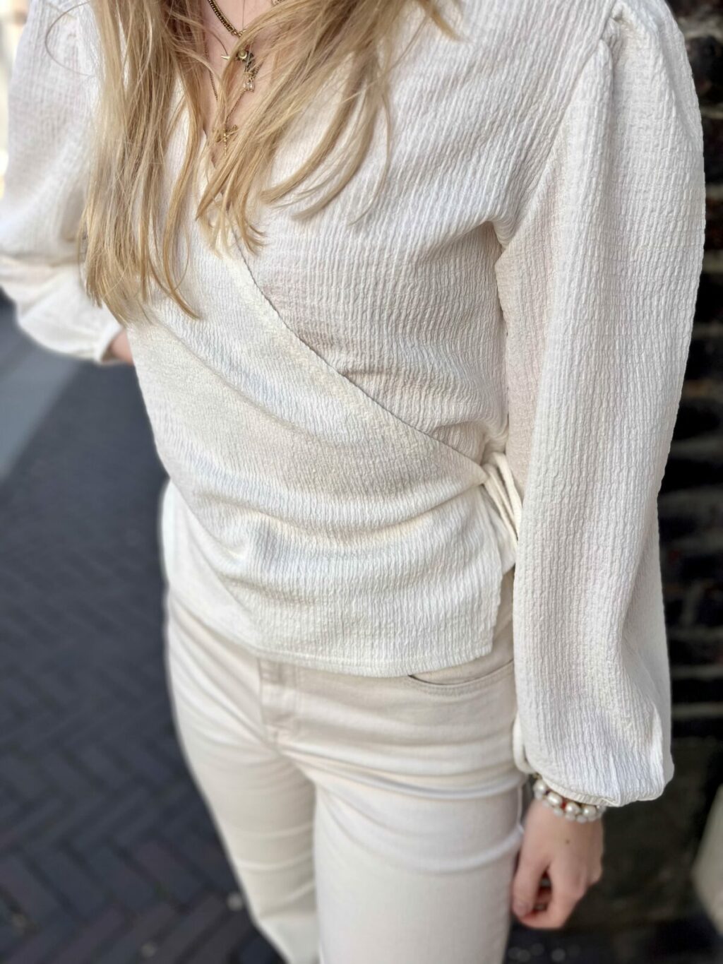 Top naomi - white