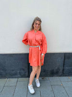 MSCHAbiella 3/4 Shirt Dress - PERSIMMON
