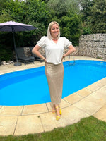 Skirt Hannah – Gold